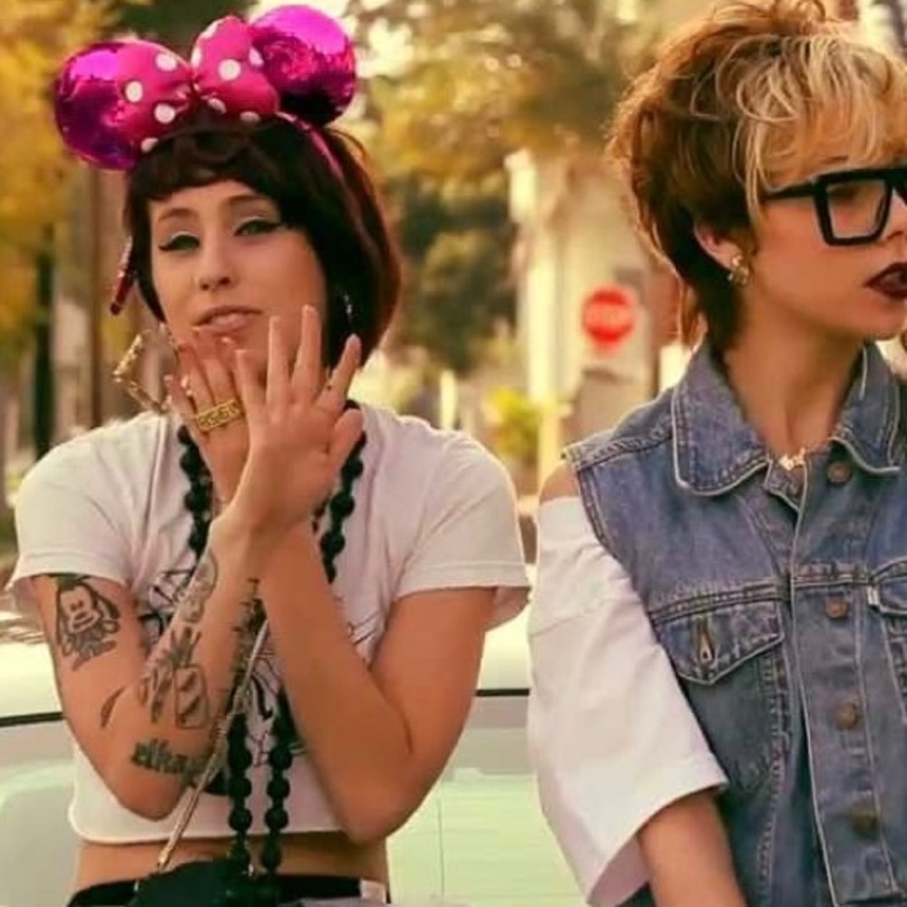 Disney Parks Minnie Mouse Kreayshawn Gucci Gucci music video pink sequined ears